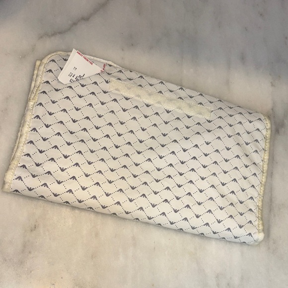 Armani Emporio Navy Blue Designer Baby Diaper Weekender Messenger Bag Set - Picture 15 of 16